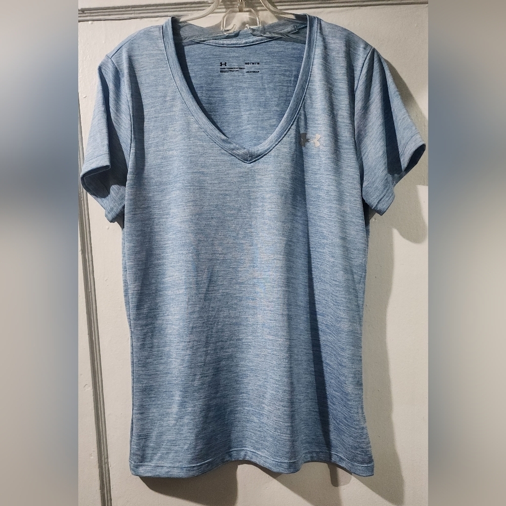 Under Armour Women's Blue V-Neck Top